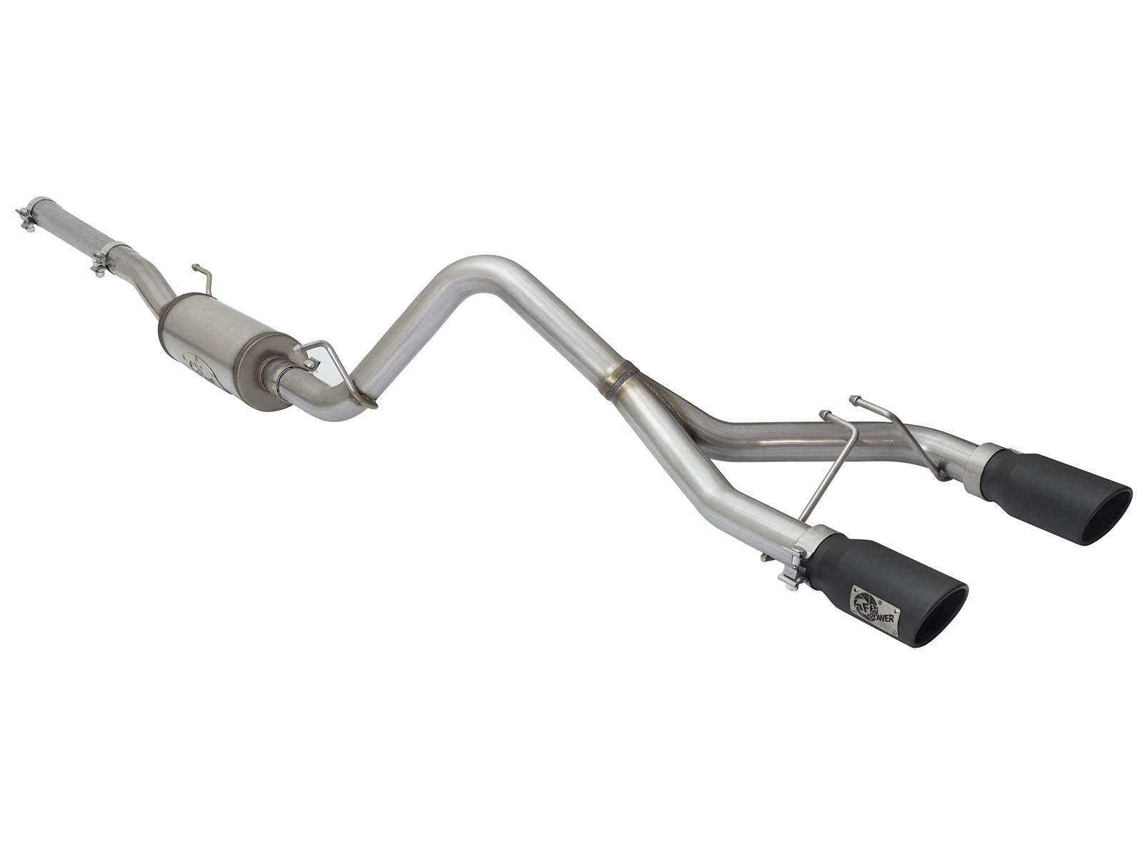 Rebel Series aFe Power 49-48056-B 2.5" Stainless Steel Cat-Back Exhaust System