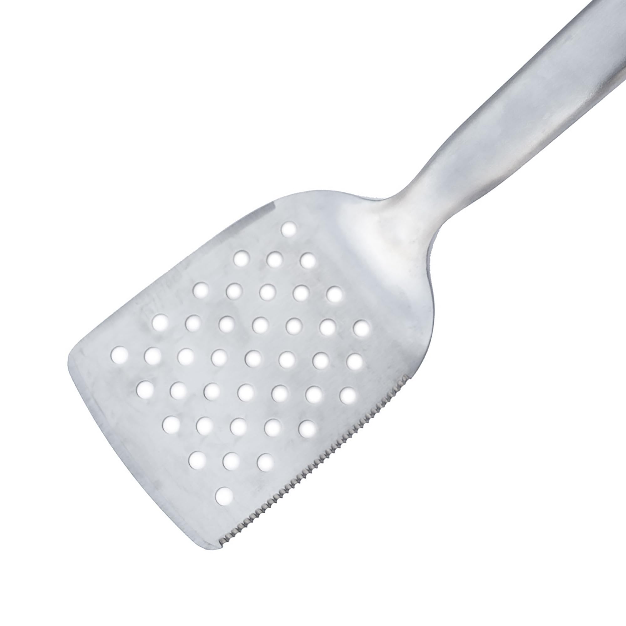2PC Dyna Glo Stainless Steel Set Spatula and Tongs