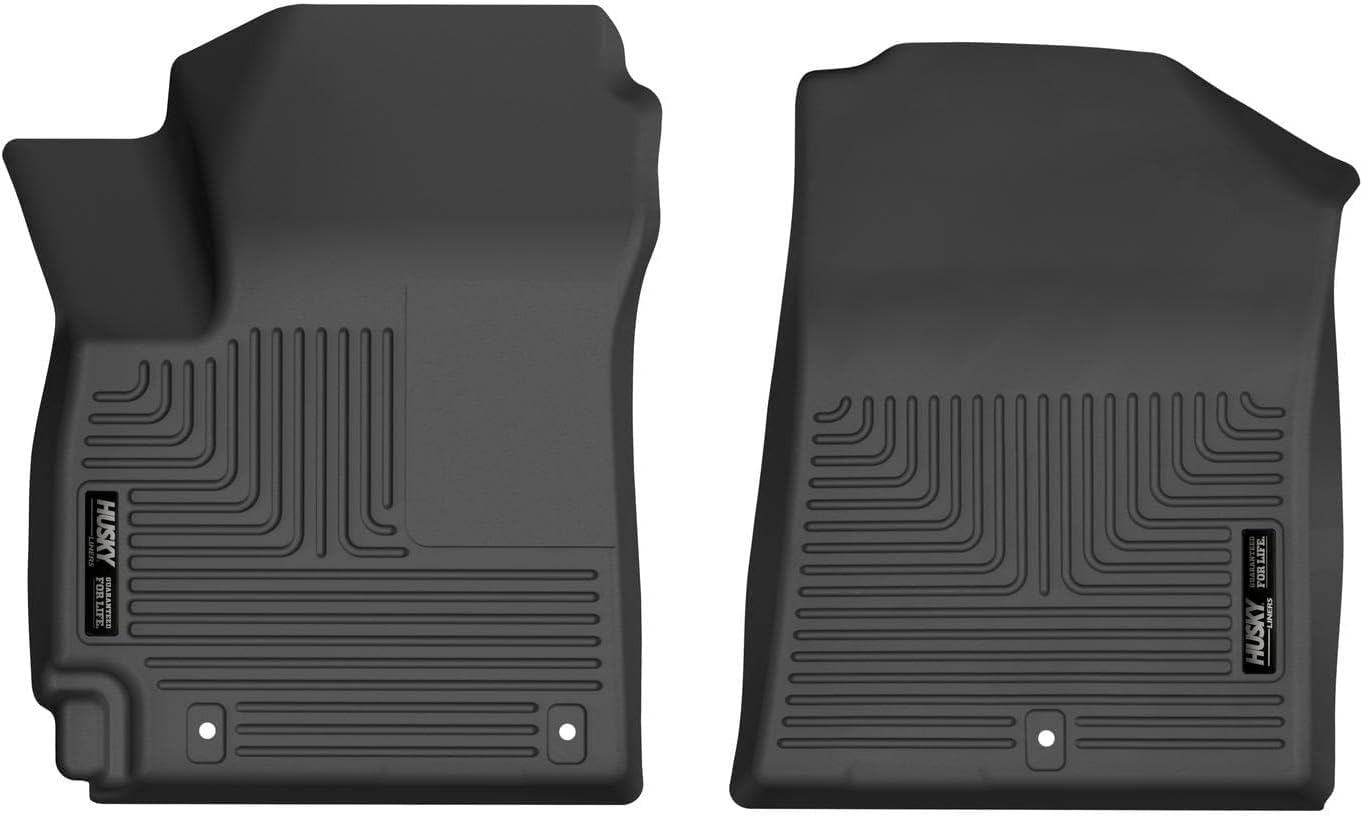Husky Liners Floor Mats X-act Contour | Fits 2020-2025 Kia Soul | Front Row, 2-pc Black - 55811