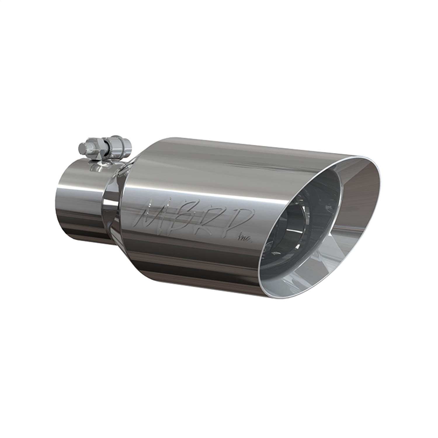 Exhaust Tip MBRP T5161 (4.5" O.D., Dual Wall Angle Rolled End, 2.5" Inlet 11" in length)