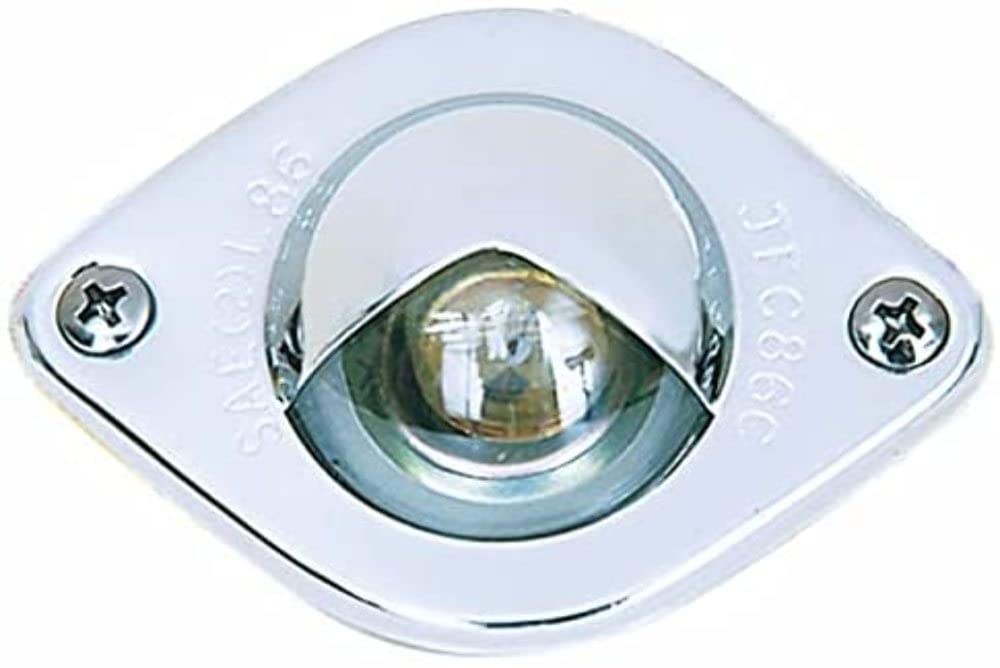 License/Utility Light Peterson Manufacturing V437 (Oblige Chrome 3.0625"X2.25"), 1 Pack