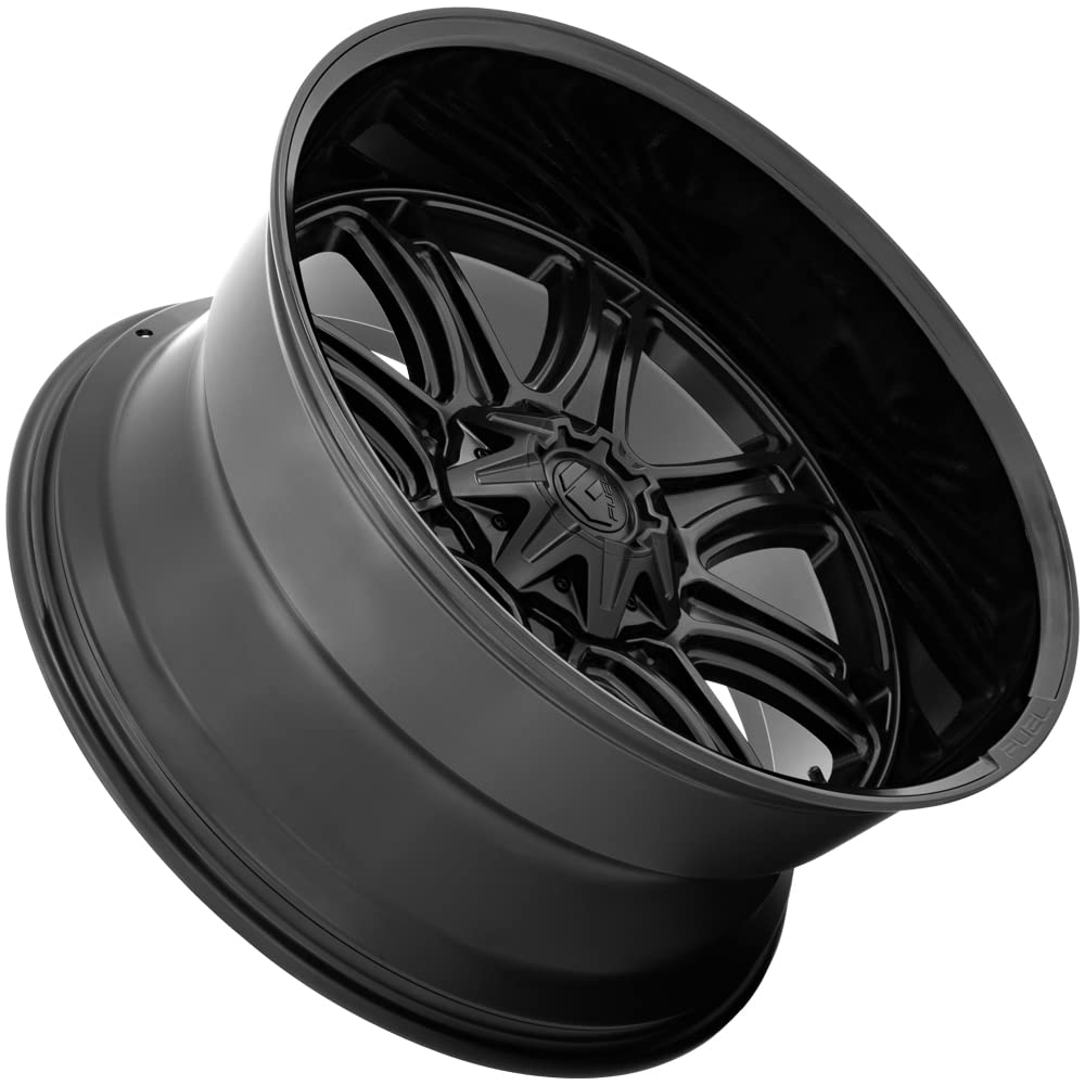 DARKSTAR FUEL OFF-ROAD 20X9 8X170 5.04 1mm MATTE BLACK WITH GLOSS BLACK LIP - FC853MB20908701