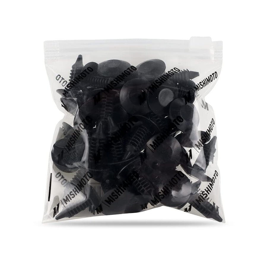 Mishimoto Clips Trim, (1/4” Hole, 11/16” Head Diameter, 27/32” Stem Length), 40 Pieces