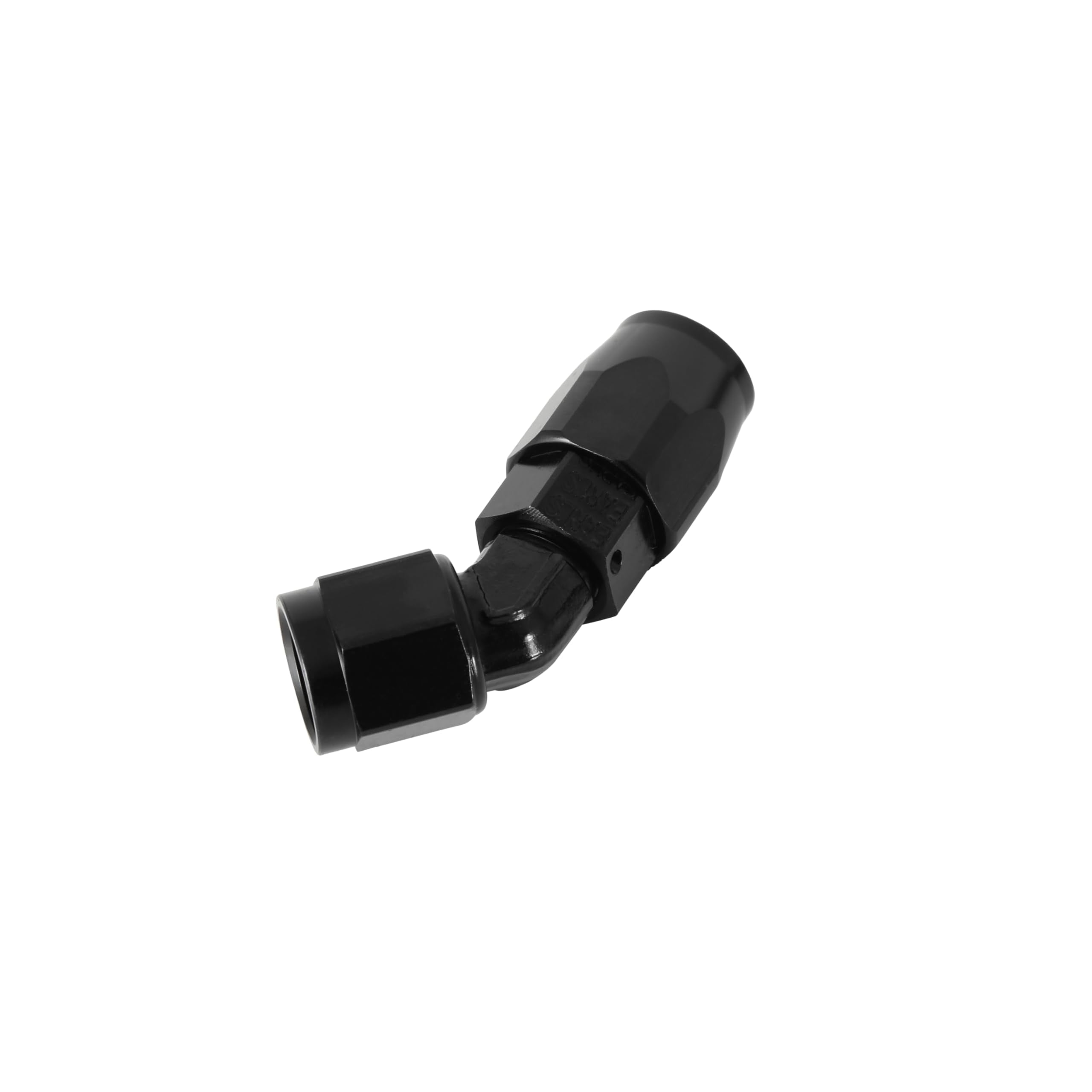 Earl's 45 Degree Swivel-Seal® Hose End -6 AN - Black - Clamshell Package AT804506ERLP