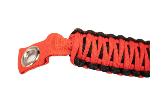 Fishbone Offroad FB55284: Paracord Red Grab Handles for A-Pillar and Sound Bar
