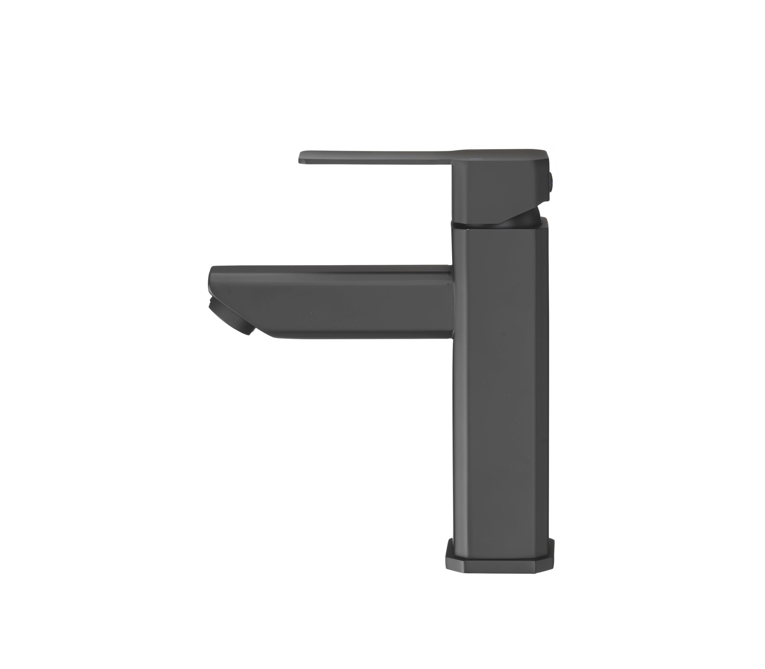 Dura Faucet RV Modern Angular DF-ML803LQ-MB Lavatory Faucet - Single Handle (Matte Black)