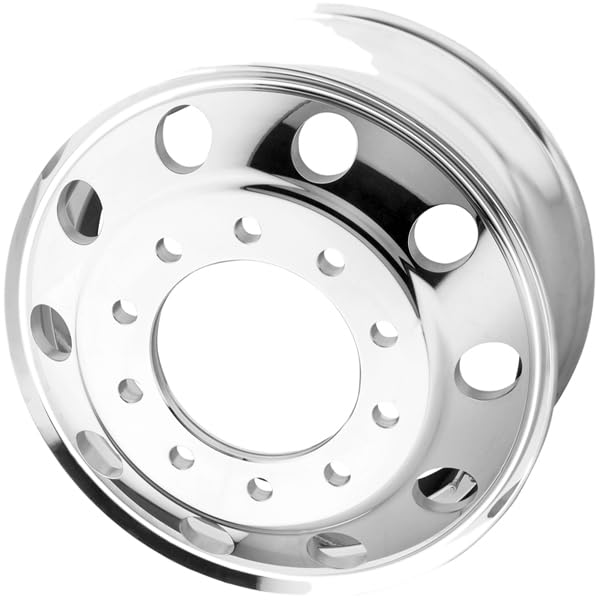ATX AO400 HL Polished BAJA Wheel with Aluminum (22.5 x 12.25 inches /10 x 285 mm, 119 mm Offset)
