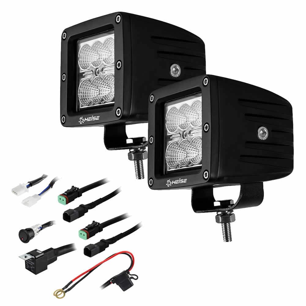 3 Inch Heise 6 LED Cube Light Kit (HE-CL32PK)