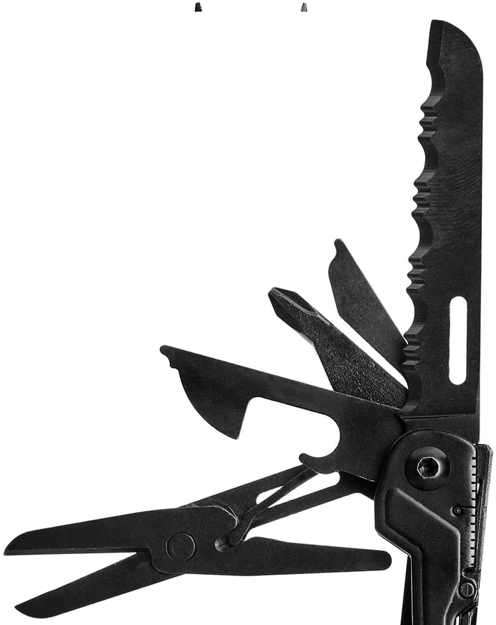 SOG Mini PowerPint Compact Stainless Steel Multi-Tool, 18 Lightweight Specialty Tools & Pocket Knife SOG Multitool Pliers, Black
