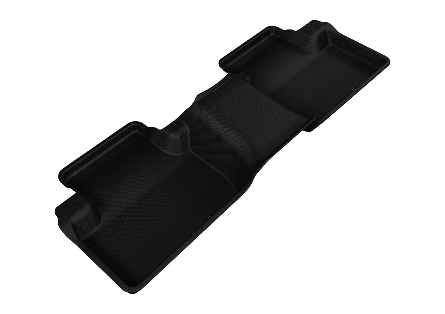 3D MAXpider Kagu Custom Fit Floor Mat (Black) Compatible with Mitsubishi Outlander Sport 2011-2026 - Second Row
