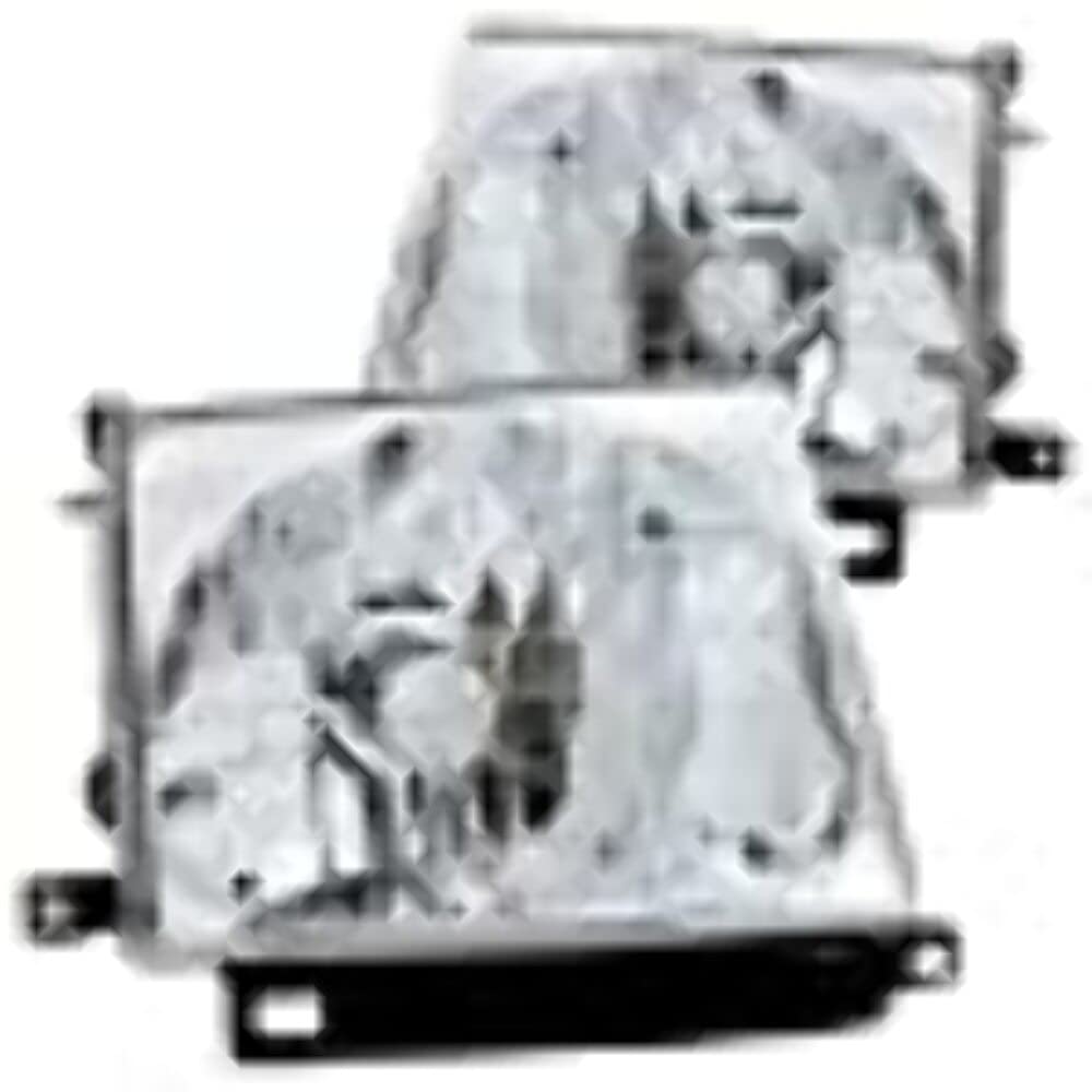 Crystal Headlight Set-Chrome ANZO USA 121132
