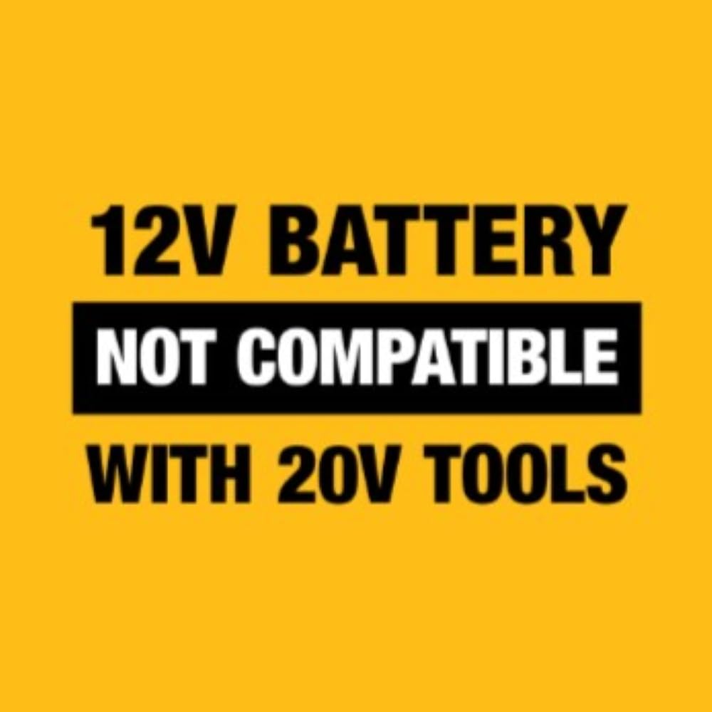 12V Max Dewalt 5Ah Battery Oil Resistant
