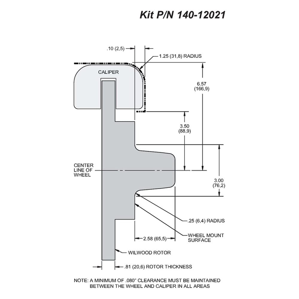 Red FDLI Front Kit,11.00"