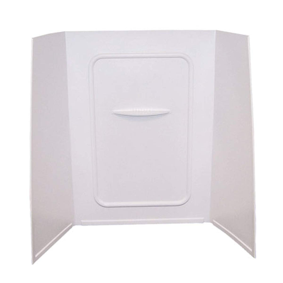 24" x 36" x 56" Lippert Replacement Parchment Bathtub Wall Surround with Scratch-Resistant ABS Acrylic for RVs, Manufactured Homes, Travel Trailers, 5th Wheels, Motorhomes - PPF243656SPK