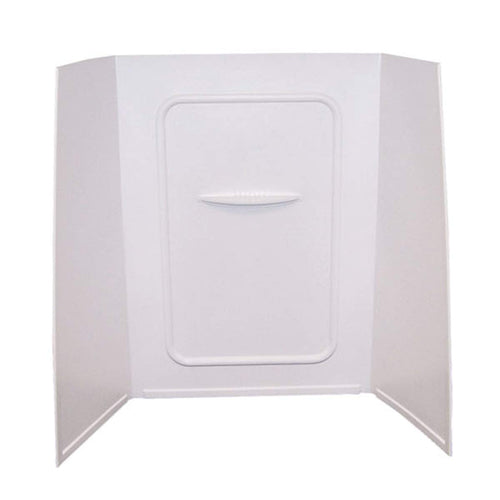 24" x 40" x 59" Lippert Replacement White Bathtub Wall Surround with Scratch-Resistant ABS Acrylic for RVs, Manufactured Homes, Travel Trailers, 5th Wheels, Motorhomes - WPF244059SPK