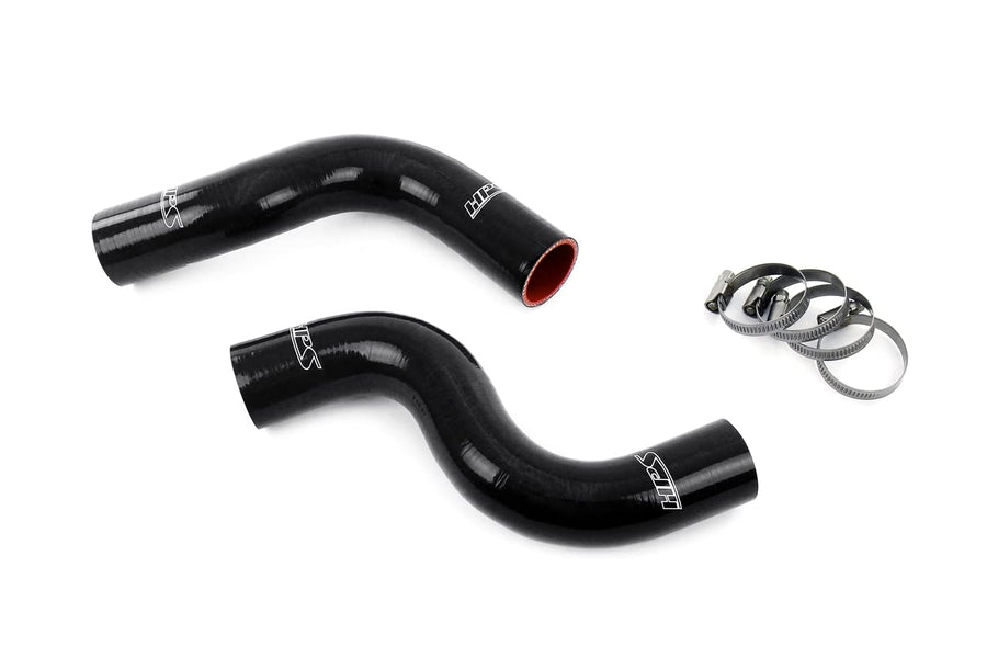 HPS High Temp Black Reinforced Silicone Radiator Coolant Hose Kit Compatible for 2018-2024 Subaru Crosstrek 2.0L 2.5L, 57-2109-BLK