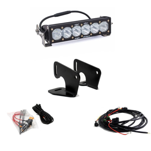 Polaris RZR Pro XP Hood Light Mount Kit 10 Inch OnX6 Baja Designs