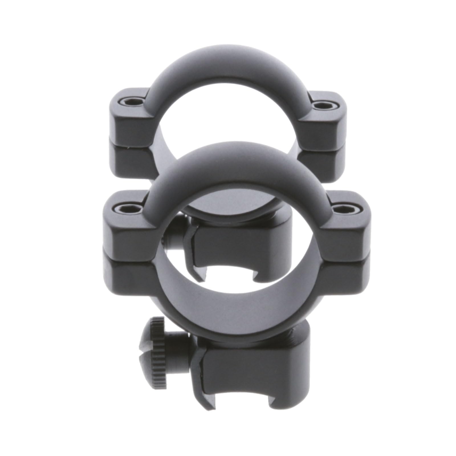 Lightweight TRUGLO Scope Rings | Tactical Hunting Shooting Versatile Durable Aluminum Mounting Accessory for 1" Tube Scope | for Rimfire/Airgun Rails | Medium (2 Screws per Ring)