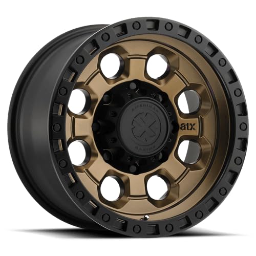 AX201 17X9 5X4.5 M-BRZ BLK LIP -12MM - ATX Series AX20179012612N