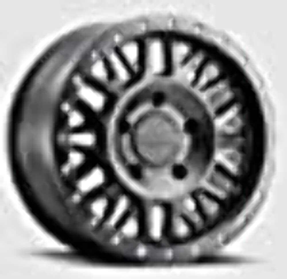 951B RYNO Raceline Wheels Satin Black Wheel (17 x 8.5 inches /5 x 127 mm, 0 mm Offset)