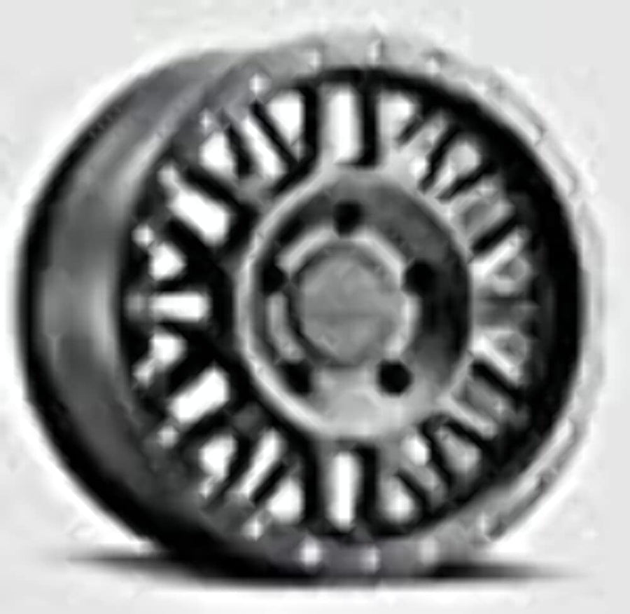 951B RYNO Raceline Wheels Satin Black Wheel (17 x 8.5 inches /5 x 127 mm, 0 mm Offset)