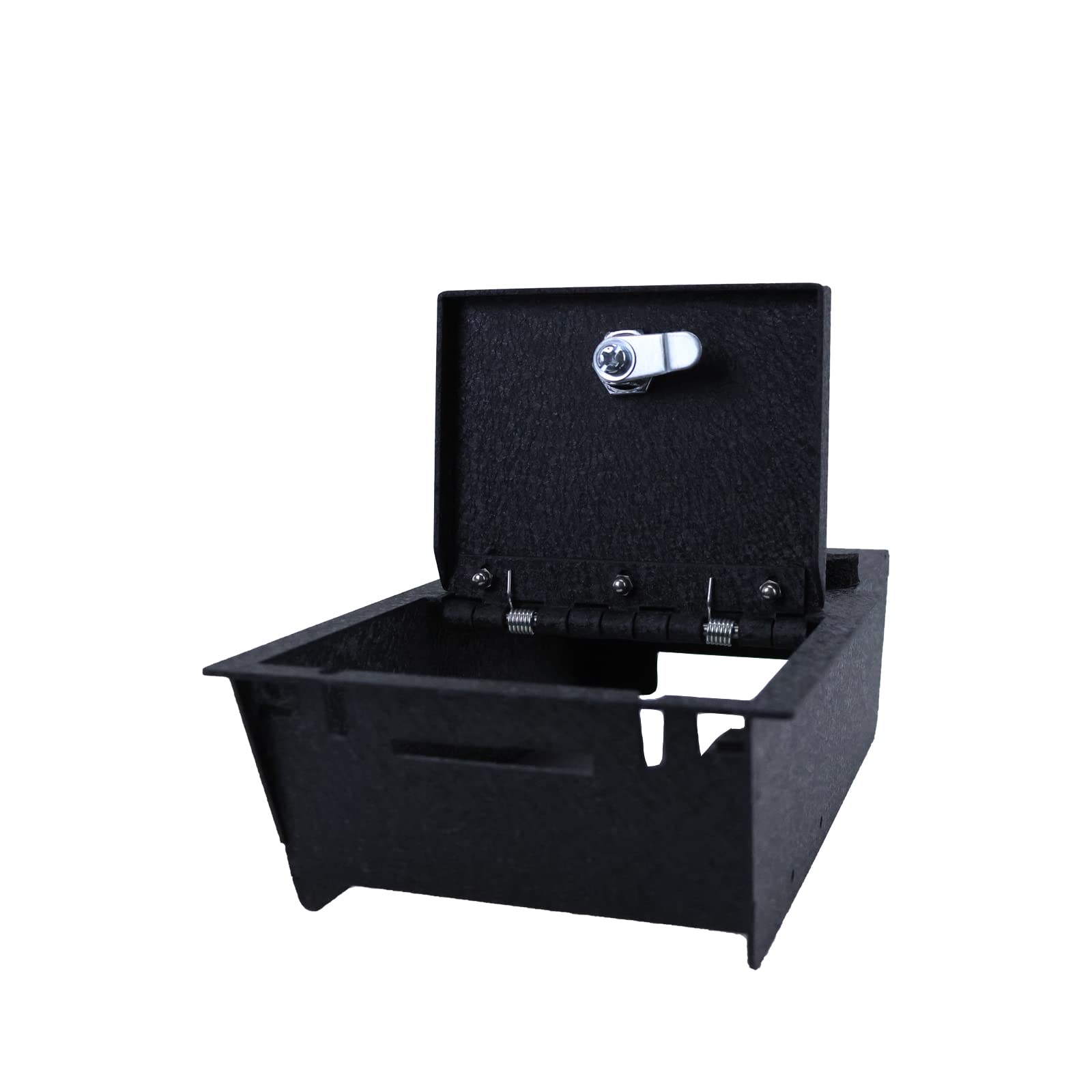 Center Console Safe Black Horse Security Lock Box, Black Gun Box Organizer, with 4 Digit Combination Resettable Lock Compatible with 2021-2023 Tesla Y|2021-2023 Tesla 3-ASTY01