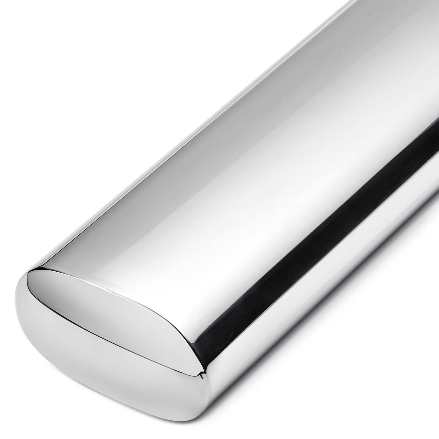 Polished SteelCraft 423809-5" Oval Cab Length Straight Side Bars