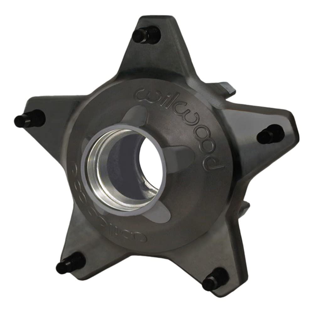Front Hub-Starlite"55" w/Snap-Cap, Std. Offset, 5/8 C Studs-Black