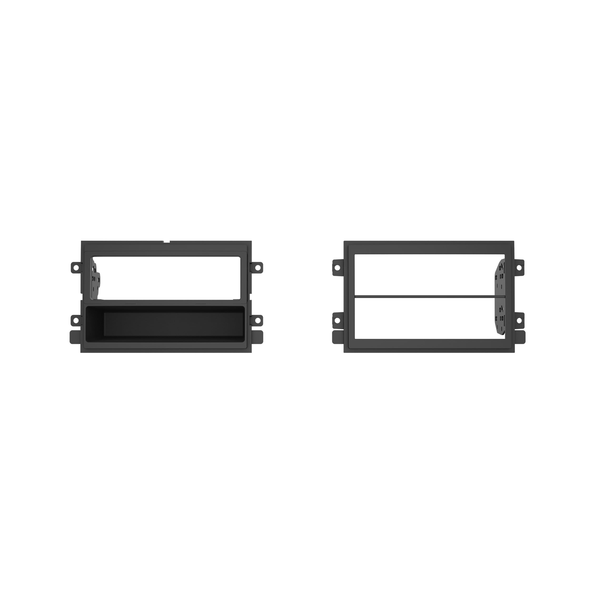 Metra 99-5807 Installation Kit for Single DIN / Double DIN Select 2004 & up Ford/Mercury Vehicles (Black)