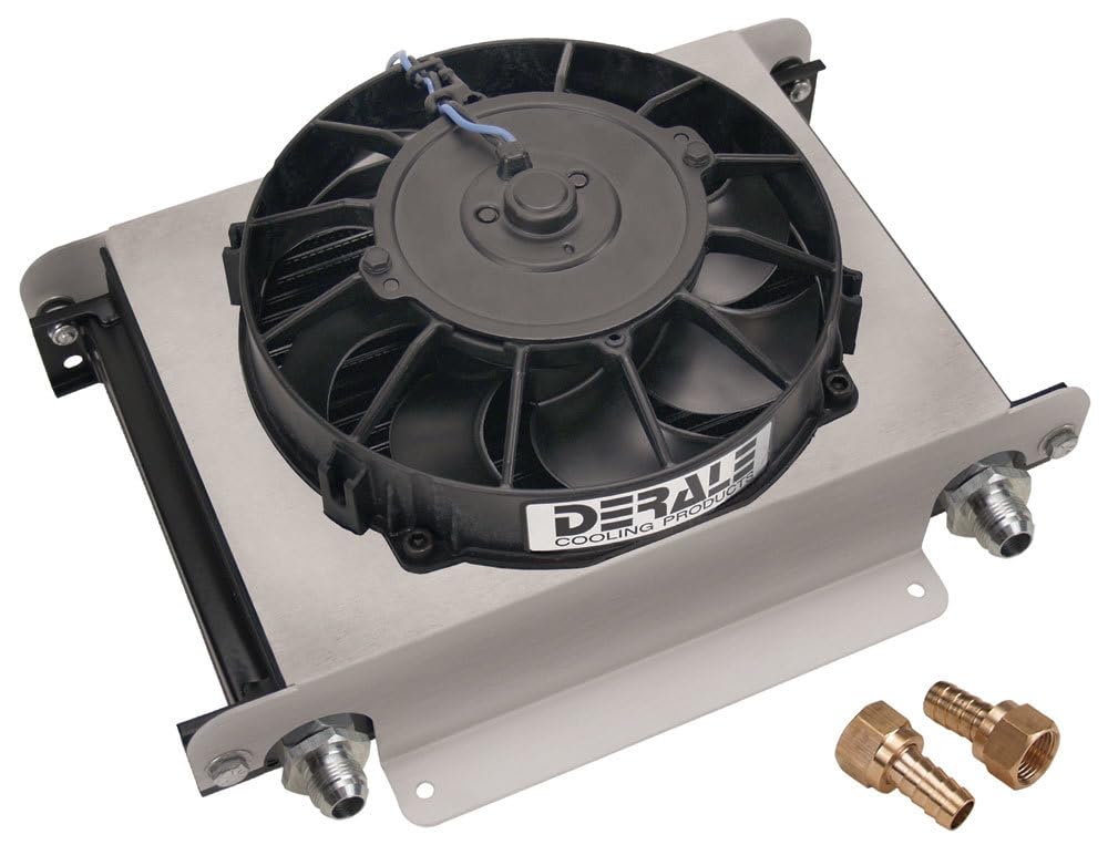 Hyper-Cool Derale 15960 Remote Engine/Transmission Cooler , Black