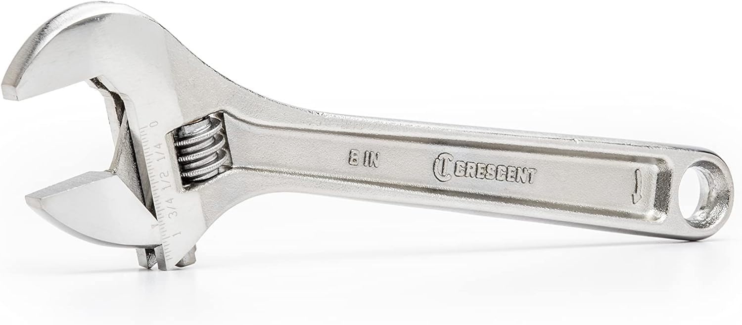 8" Adjustable Wrench Crescent - Bagged