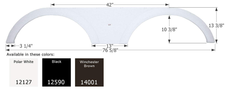 Fender Skirt ICON, Tandem, Heartland, FS2127, Black
