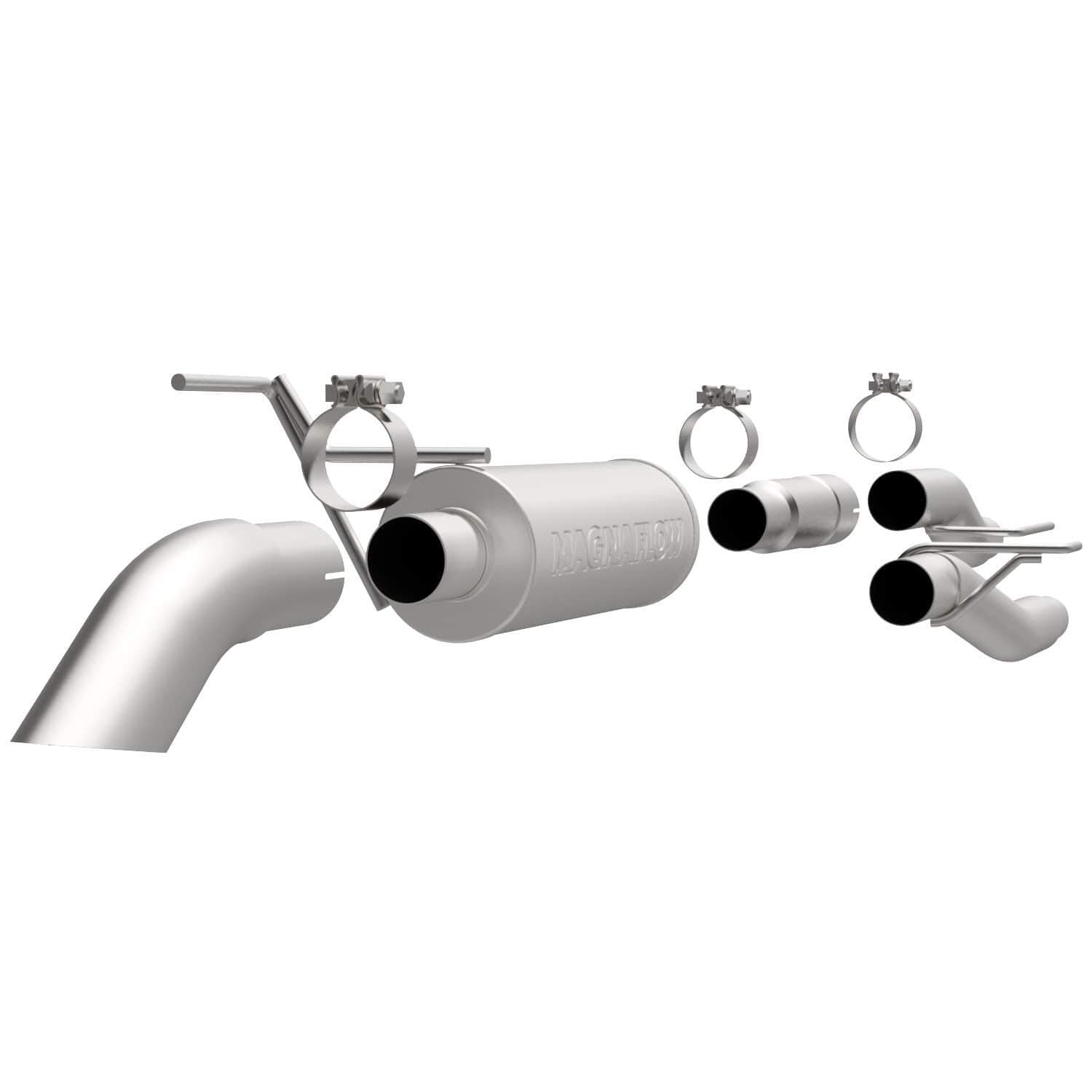 Large MagnaFlow Stainless Steel Performance Exhaust System Kit 17107
