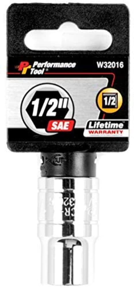 1/2" Dr. Performance Tool 1/2" 6pt Socket - W32016