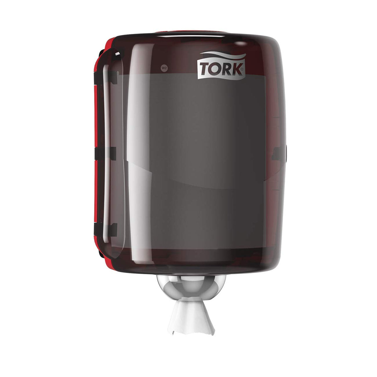 Tork Red Centerfeed Roll Dispenser and Smoke W2, High Capacity, Performance Range, 653028