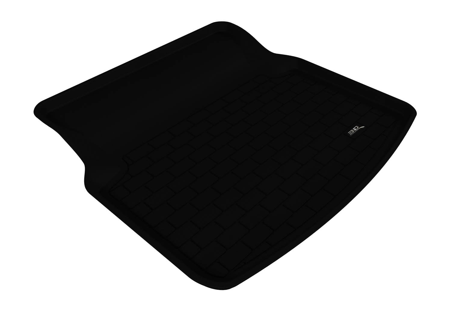 3D MAXpider Custom Fit Cargo All-Weather Floor Mat for Select Mercedes-Benz E-Class (C207) Models - Kagu Rubber (Black)