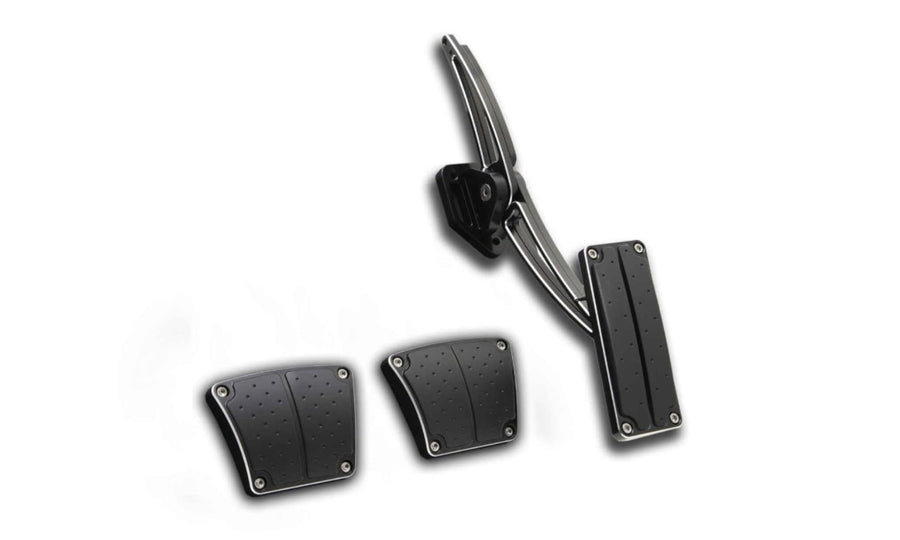 Throttle Assembly Lokar Performance Products Black Gen2 with Manual Pads TA-206-BKM2