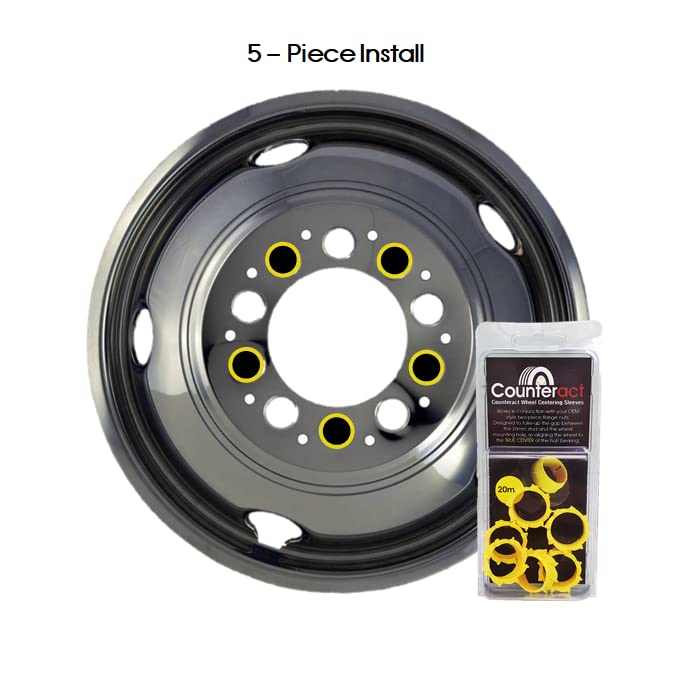 Wheel Centering Sleeves Counteract (6PK, 20mm)