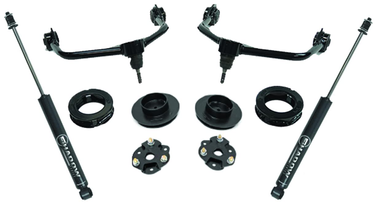 SUPERLIFT SUSPENSION RealTruck 3" Lift Kit for RAM 1500 | Complete Lift Kit with Rear Shadow Series Shocks & Upper Control Arms | 4610 | Fits 2019-2024 RAM 1500 4WD Excludes TRX/Outdoorsman/Air Ride
