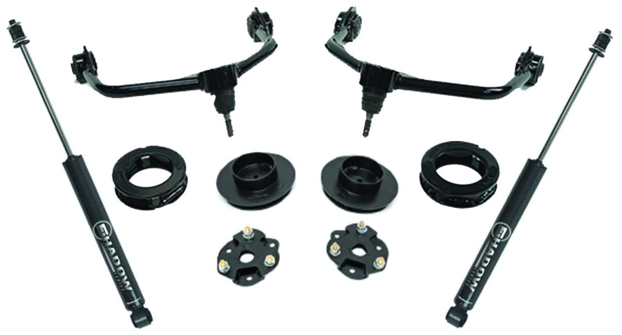 SUPERLIFT SUSPENSION RealTruck 3" Lift Kit for RAM 1500 | Complete Lift Kit with Rear Shadow Series Shocks & Upper Control Arms | 4610 | Fits 2019-2024 RAM 1500 4WD Excludes TRX/Outdoorsman/Air Ride