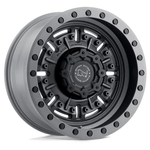 Abrams Black Rhino 17x8.5 6x5.5" +0mm Gunmetal Wheel Rim 17" Inch 1785ABR006140G12