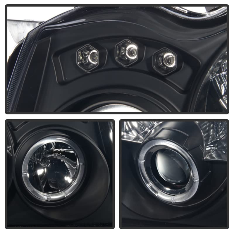 Auto Spyder 5078551 LED Halo Projector Headlights Black/Smoked