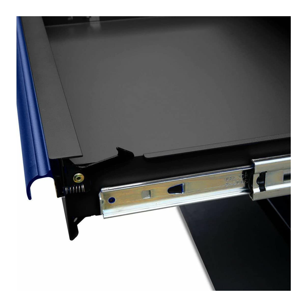Montezuma Tool Box - 72" x 30" Rolling Tool Cabinet with 16 Drawer Multiple Power Outlets & Black Powder Coat Finish - M723016TC