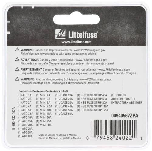 00940567ZPA Littelfuse Inc. Fuse Assortment Fuse