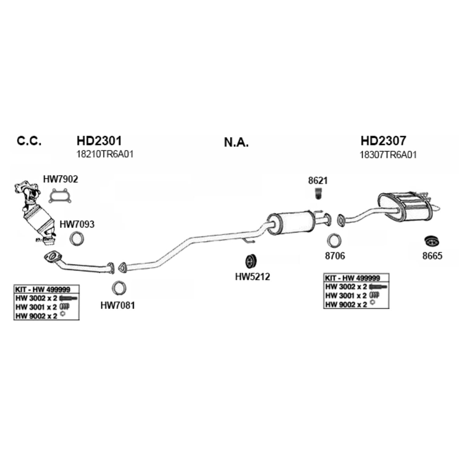 Hw7093 Ap Exhaust Products Gasket