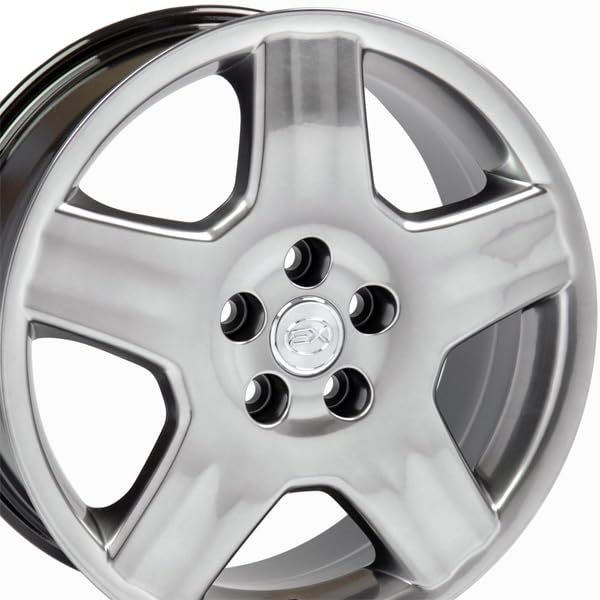Hyper Black Wheel OE Wheels LLC LX02-18075-5450-45HB Painted (18 x 7.5 inches /5 x 114 mm, 45 mm Offset)