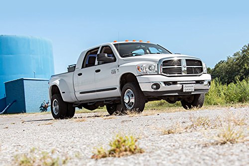 20" Rough Country Single Row LED Light Bar Bumper Kit for Ram 2500/3500 (2003-2018)
