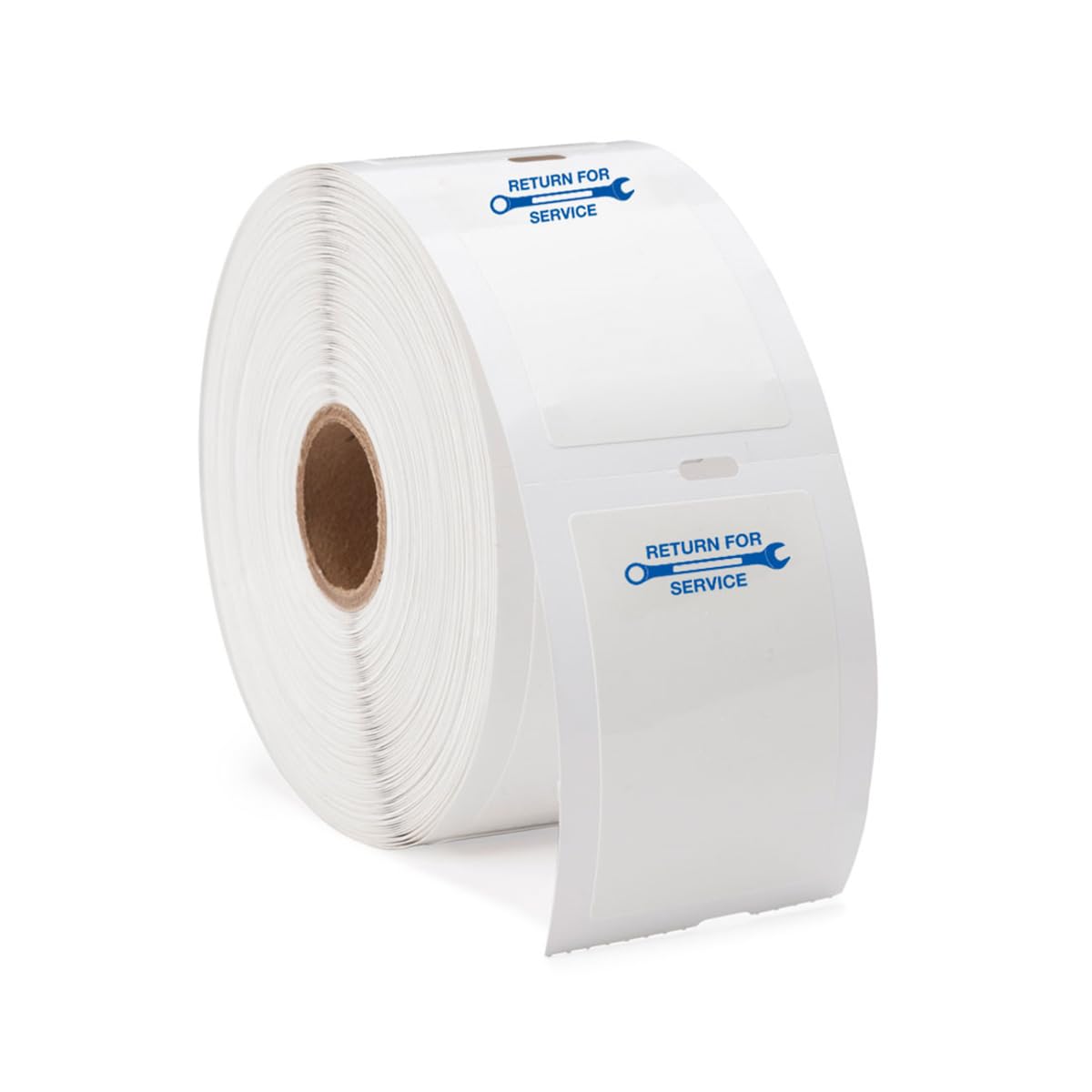 Generic Slip-N-Grip Wht Labels 1.5Inx2.25In 500/Roll W/Blue Wrench Image