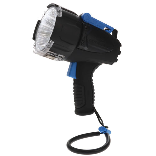 CYMAX Cyclops 10000 Lumens IPX67 Waterproof 4 Lighting Modes Rechargeable LED Handheld Spotlight | Charger & Detachable Red Lens Included