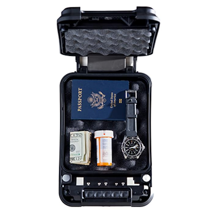 SpeedLocker Streamlight 59000 Portable Lockable Storage Container with User-Selectable Lock Combinations, Black